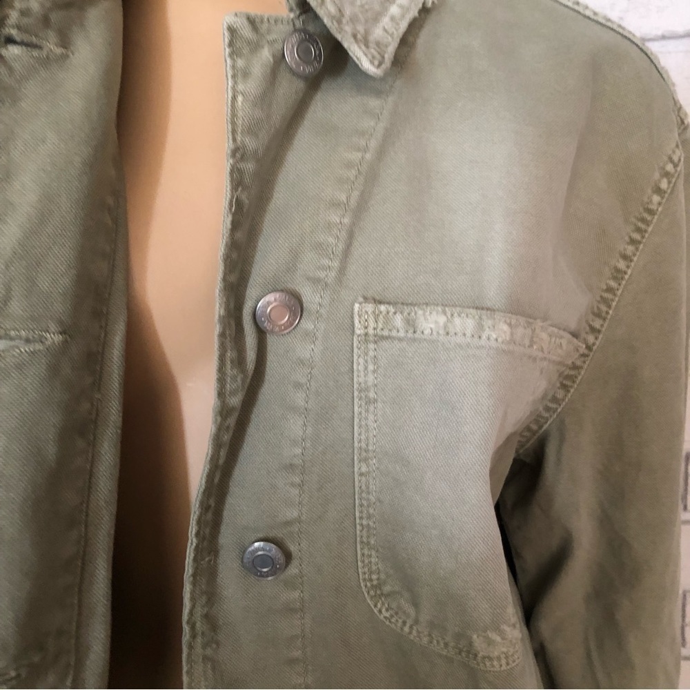 Zara‎ Women’s Washed Jacket With Pockets - Picture 7 of 9